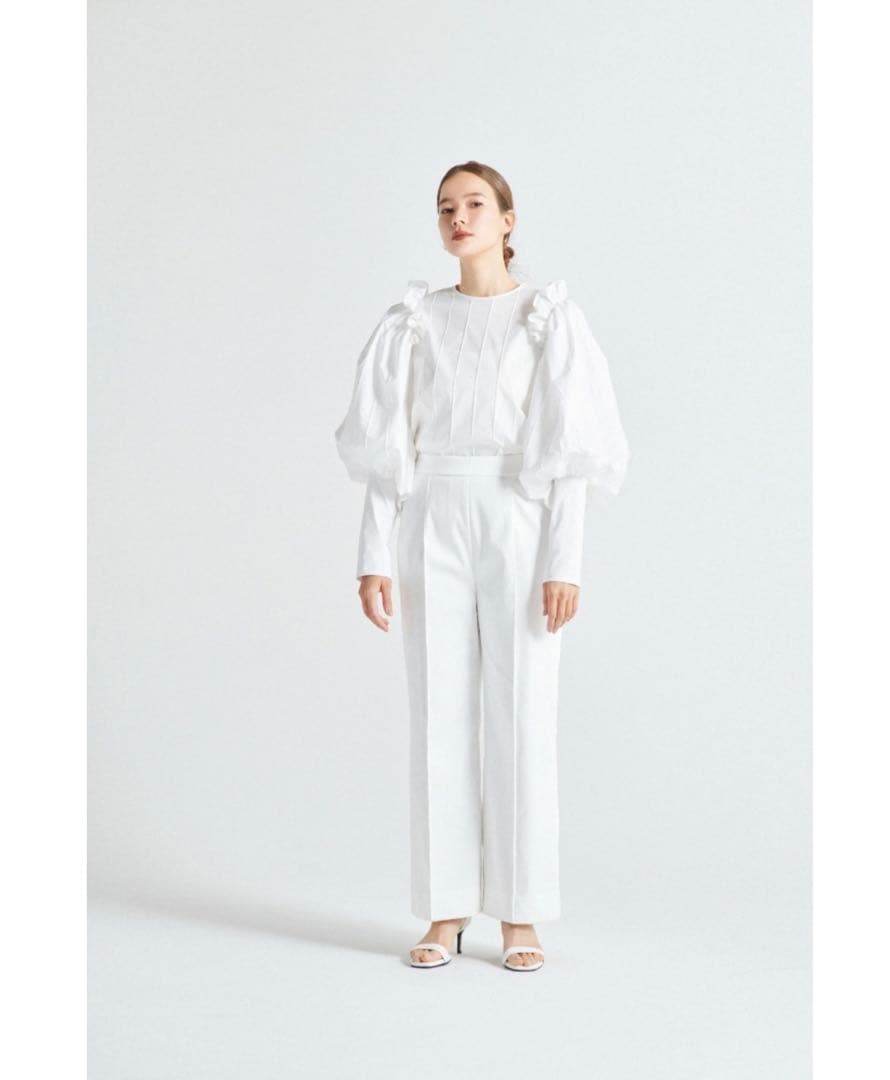 専用　yori ウィンターサテンワイドパンツ　34