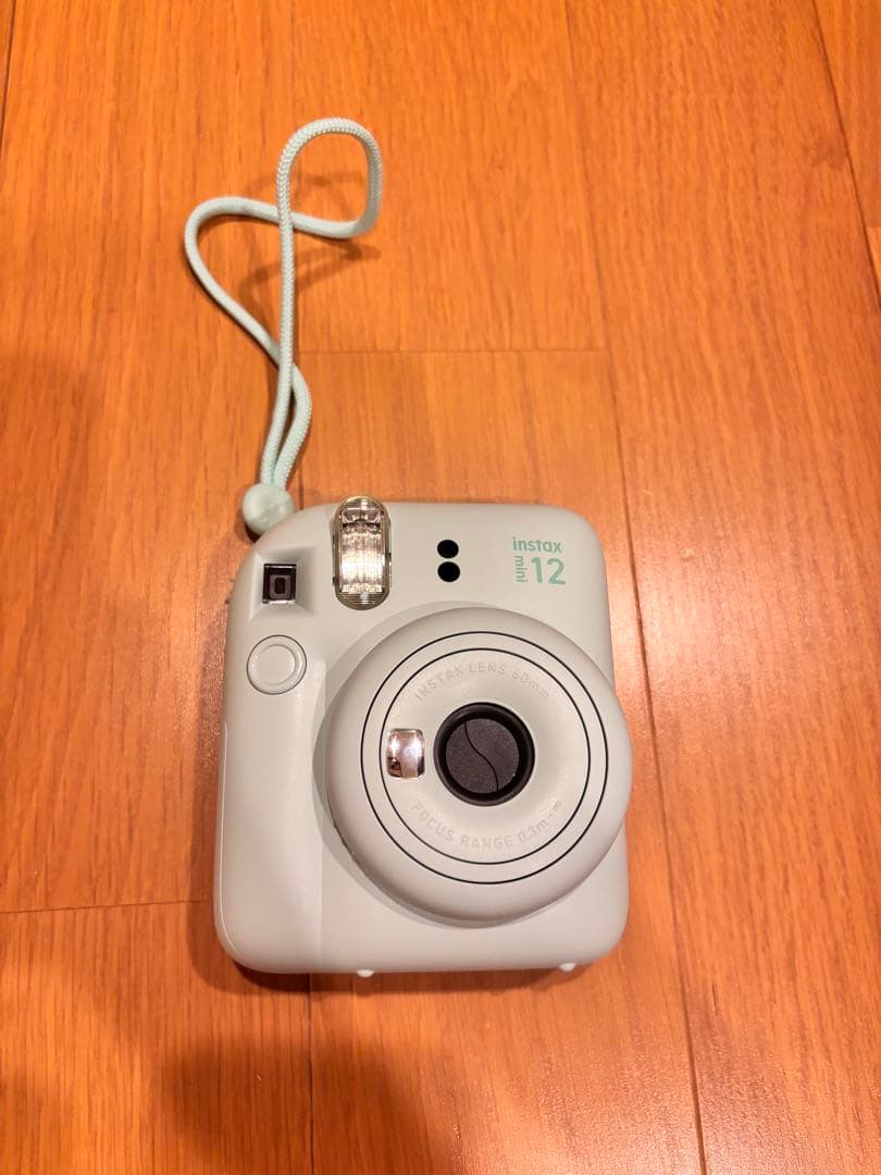 “チェキ” instax mini 12 ミントグリーン 本体とケースセット