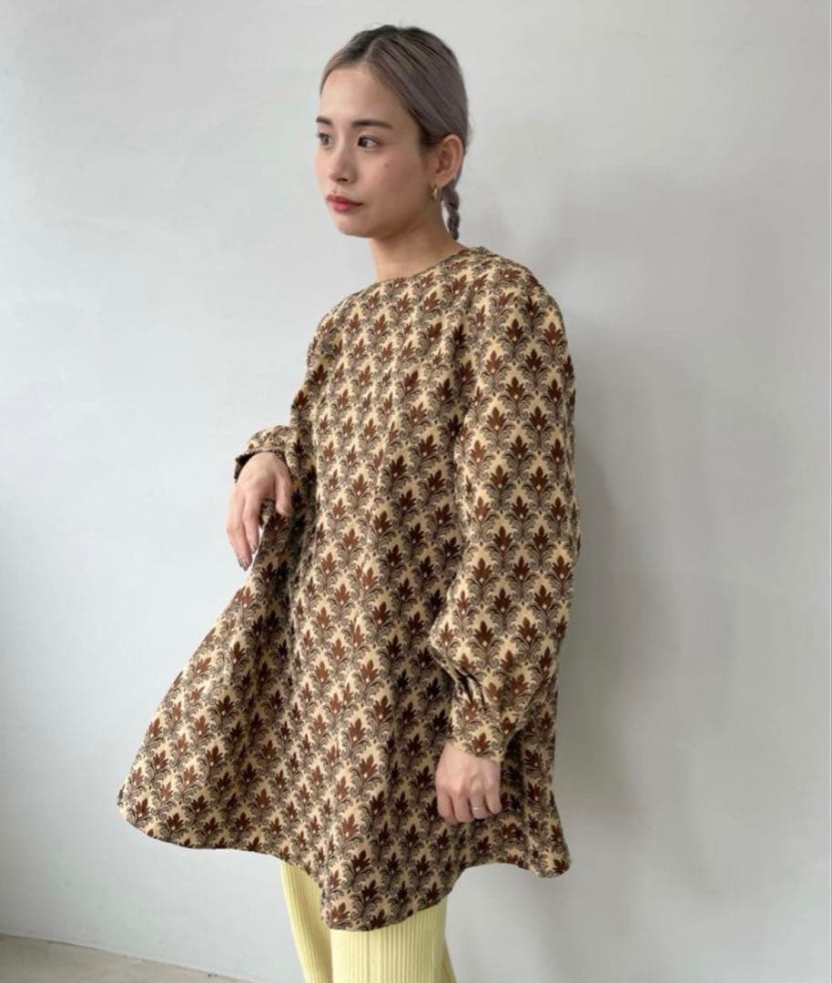 ジャガードフラワードレス 【SANSeLF】 sanw21