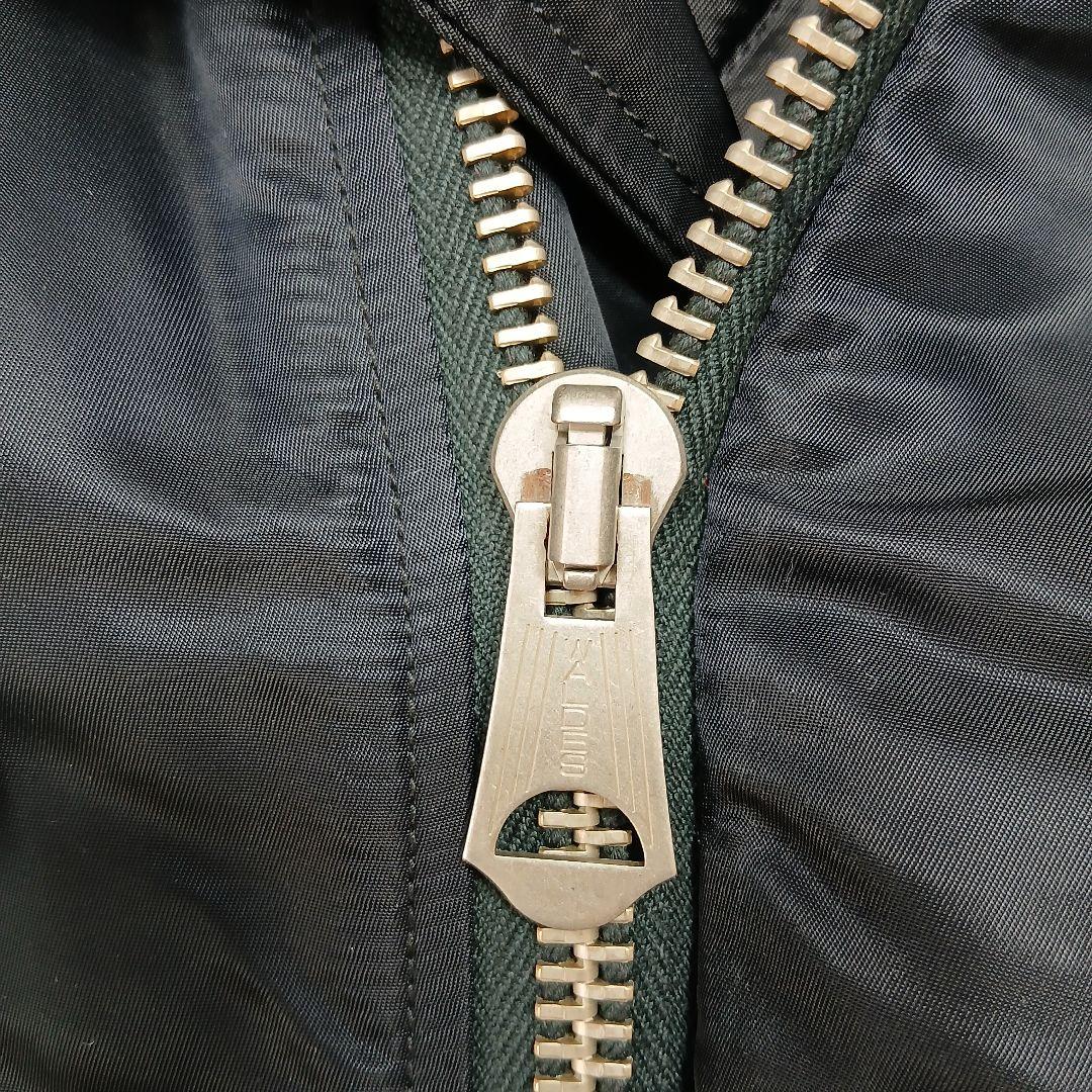 極美品　ローデッド　ミリタリーダウンジャケット 日本製　ファー付き　黒　Lサイズ