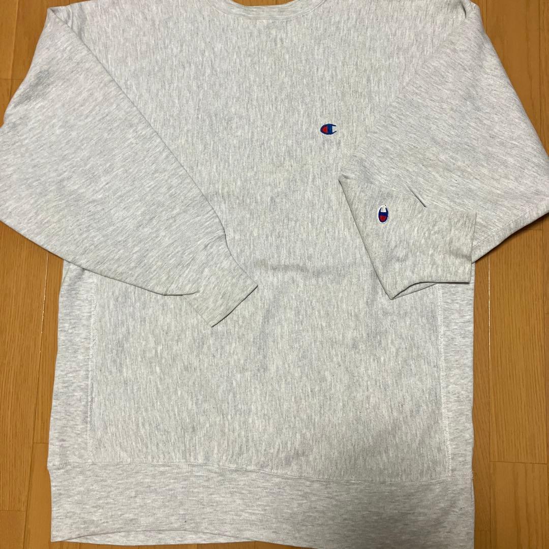 チャンピオン　リバースウィーブ　90s XXL 刺繍タグ　目あり　無地