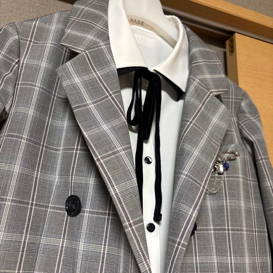 エルアンノワール 卒業式 女の子 W ロング ジャケットパンツスーツ160B