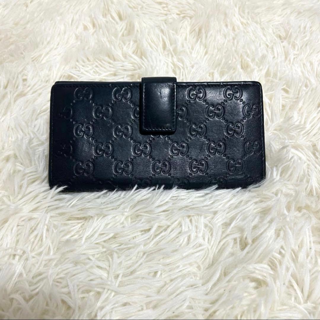 グッチ GG シマ インターロッキングGスタッツ　ブラック