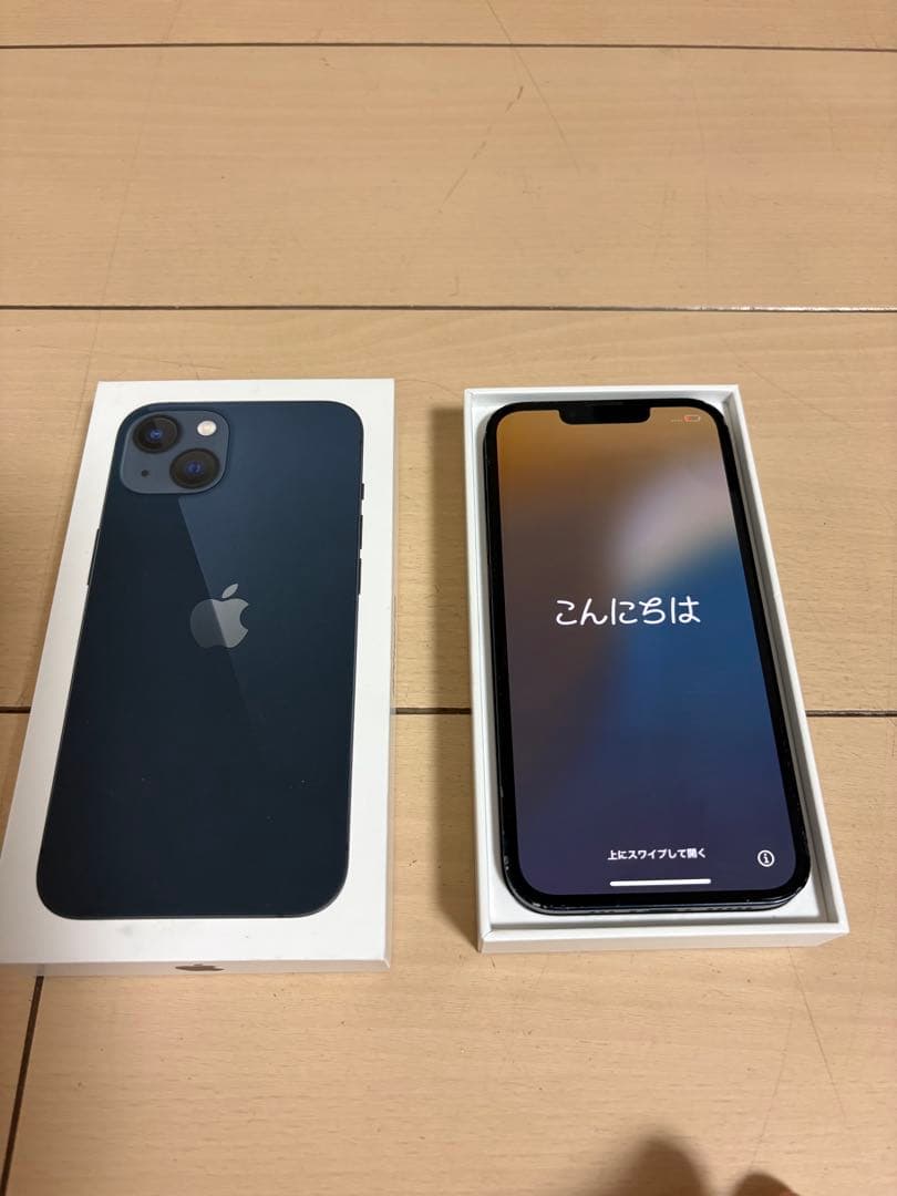 iPhone 13 128GB ミッドナイト SIMフリー 箱あり