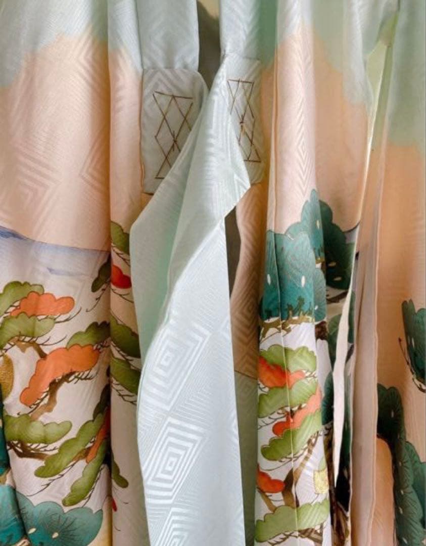 お宮参りセット　産着　絹　男の子