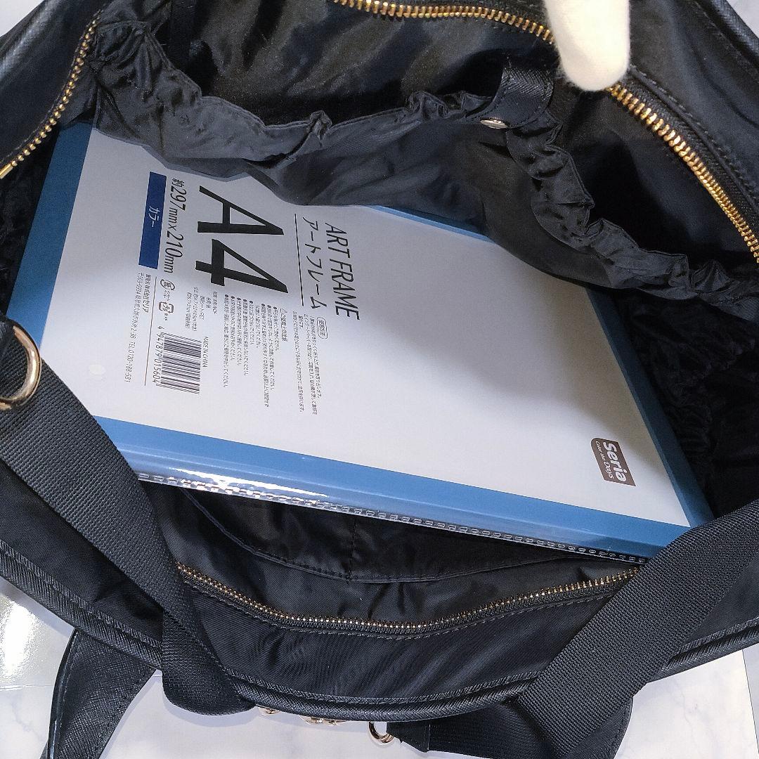 美品 KATE SPADE ナイロン ビジネスバッグ A4収納 ブラック