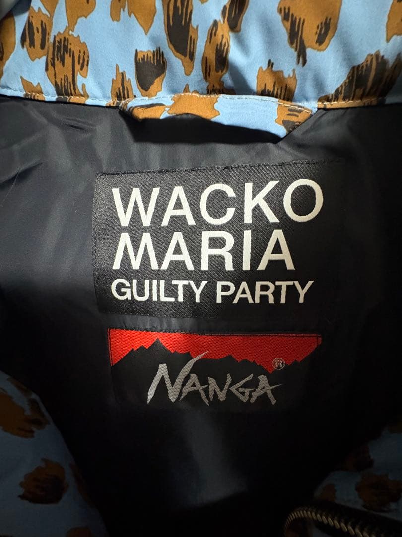WACKO MARIA NANGAレオパードダウンジャケット　Ｌサイズ最安値