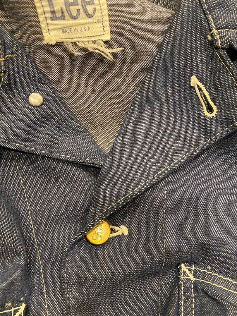70〜80s USA製 Lee デニムカバーオール ヴィンテージ 91-J