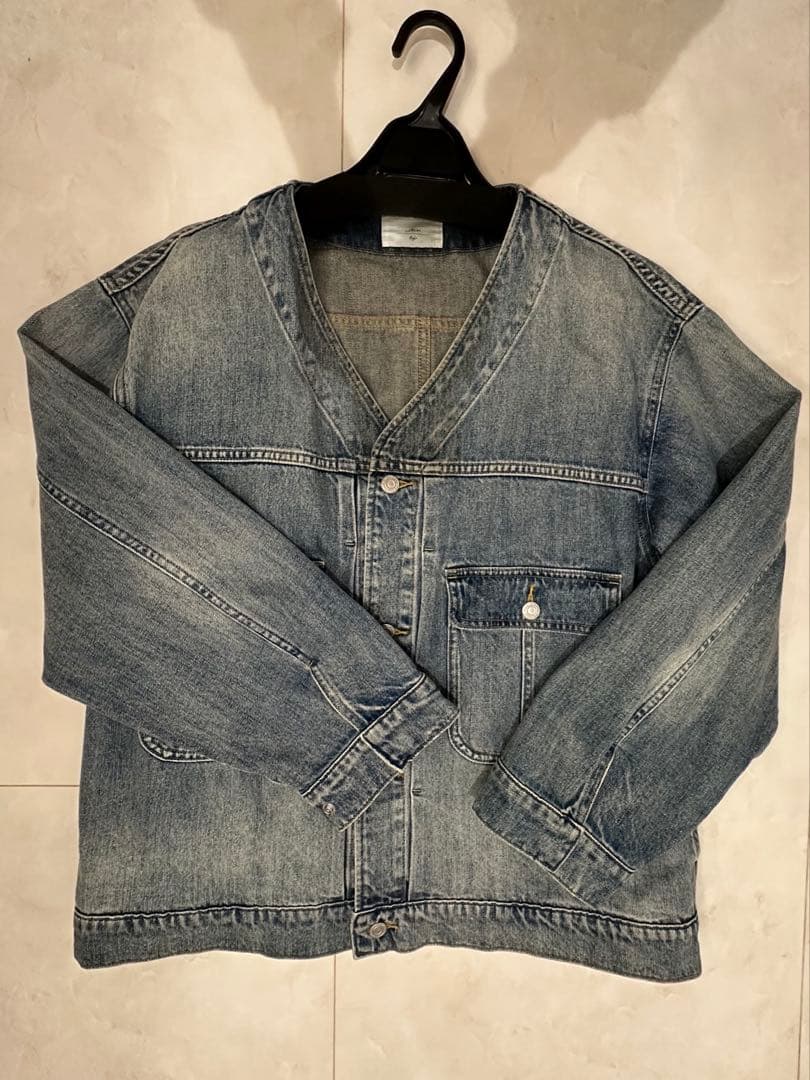 【新品未使用】カフネ　cafune Ｖネックデニムジャケット　Gジャン