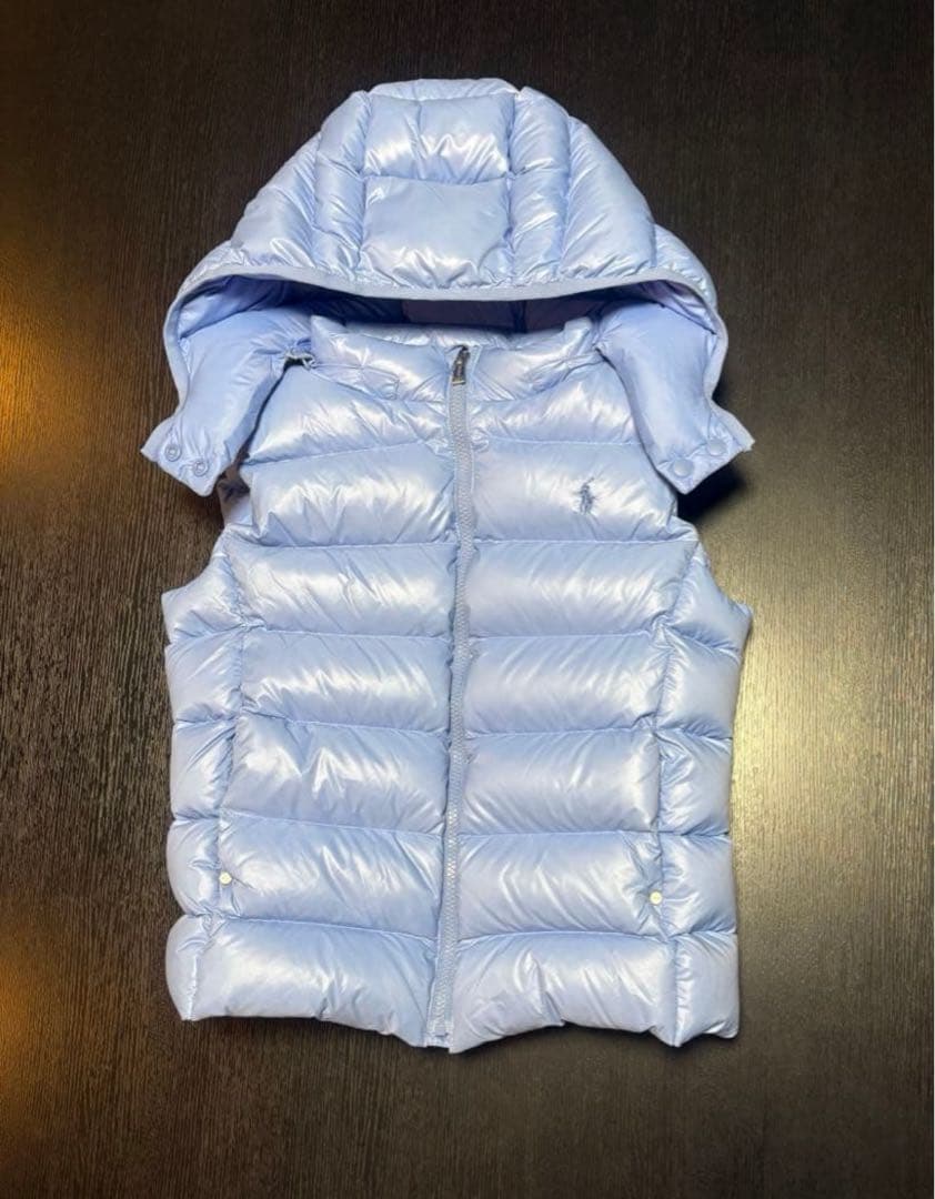 h2　Polo Ralph Lauren フード付きダウンベスト S