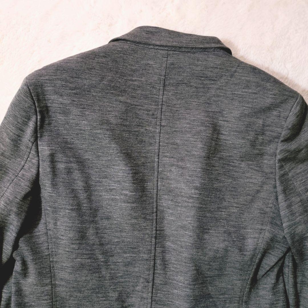 美品 Theory ダブル テーラードジャケット ストレッチ 40 グレー