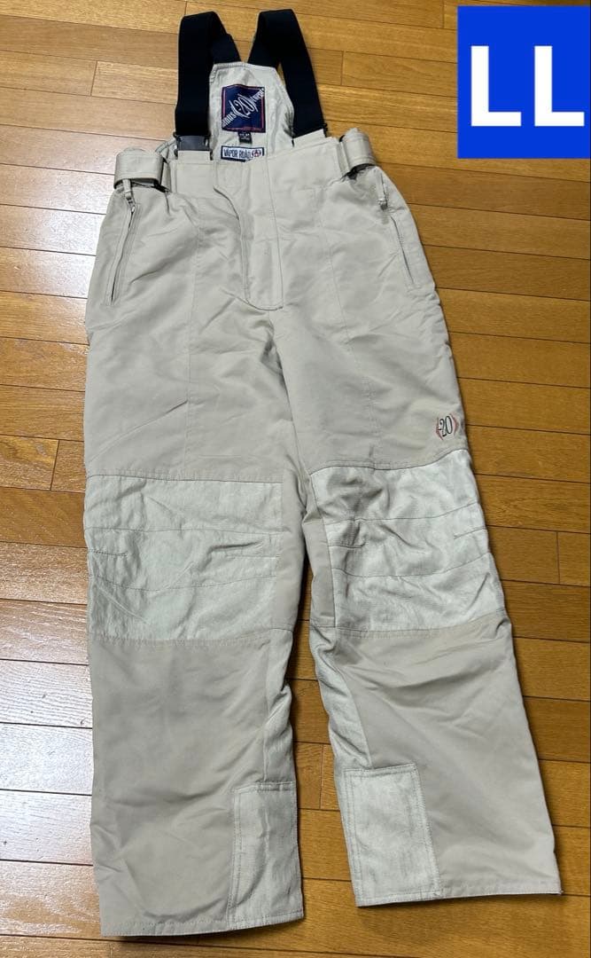 アシックス・minus twenty スノボ　スキーウェア　メンズ　ベージュ