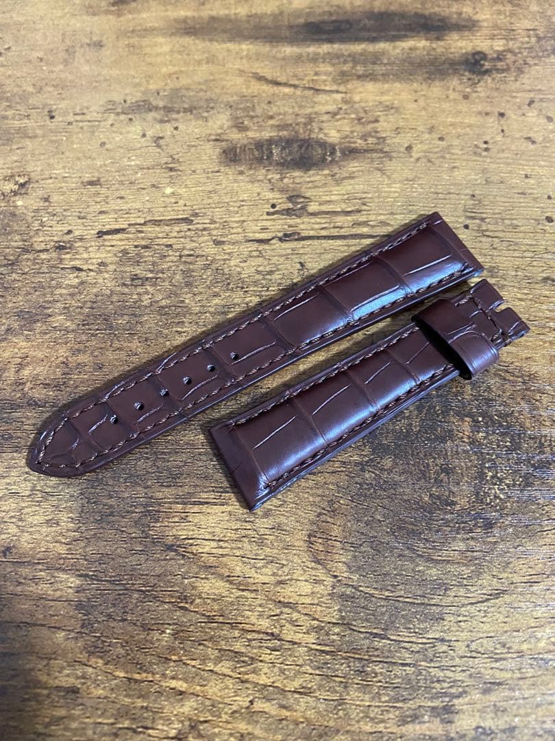 【未使用】ブレゲ　クロコダイル替えベルト20/16mm