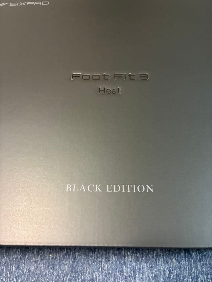 新品！シックスパッド フットフィット3 ヒート ブラックエディション