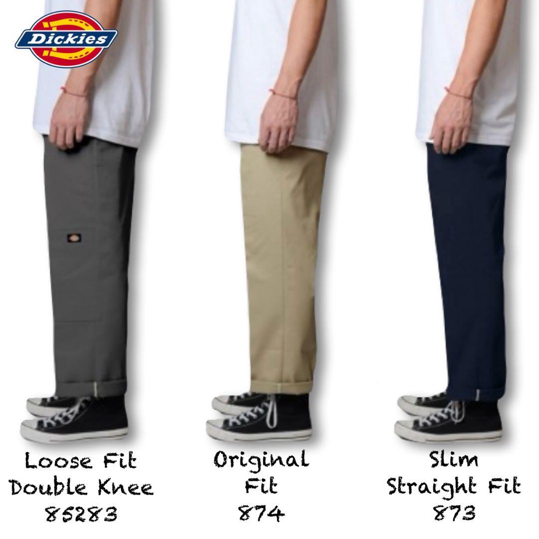 新品36x30 ホワイト DICKIES ダブルニー ペインター パンツ