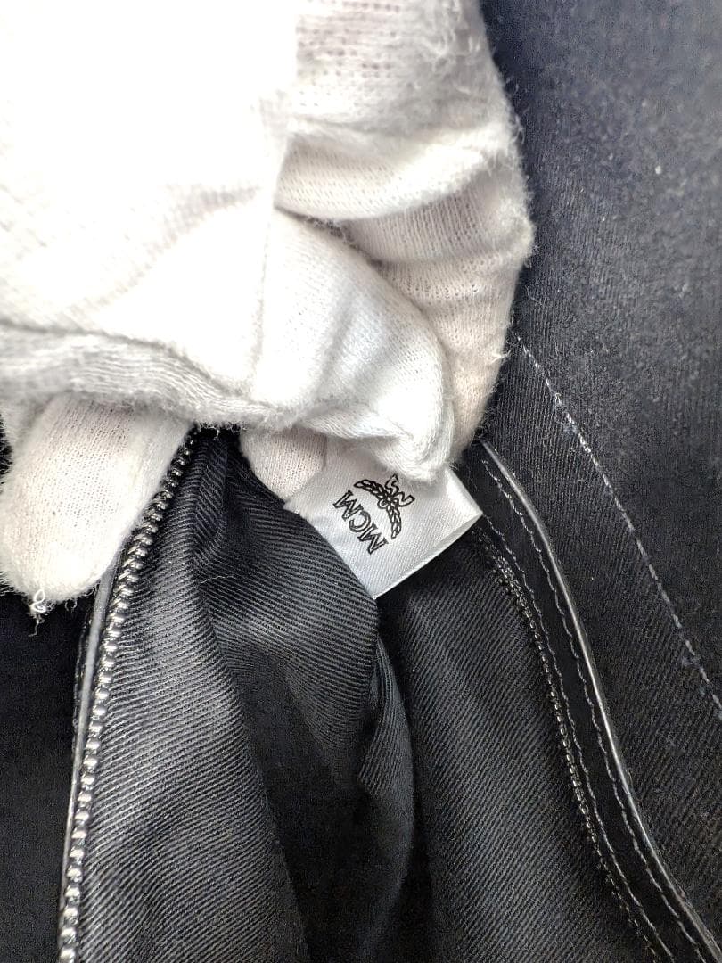 極美品✨ ＭＣＭ 2wayバッグ ヴィセトス レザー ブラック 0KQ