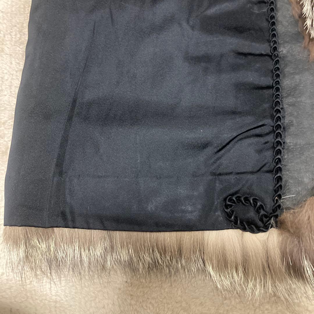 シルバーフォックス ハーフコート 毛皮 11号