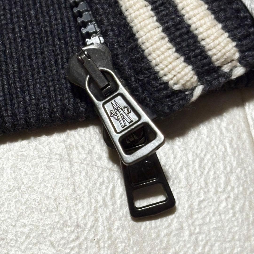 美品◎モンクレール マグリオーネ カーディガン ダウンジャケット ニット 切替