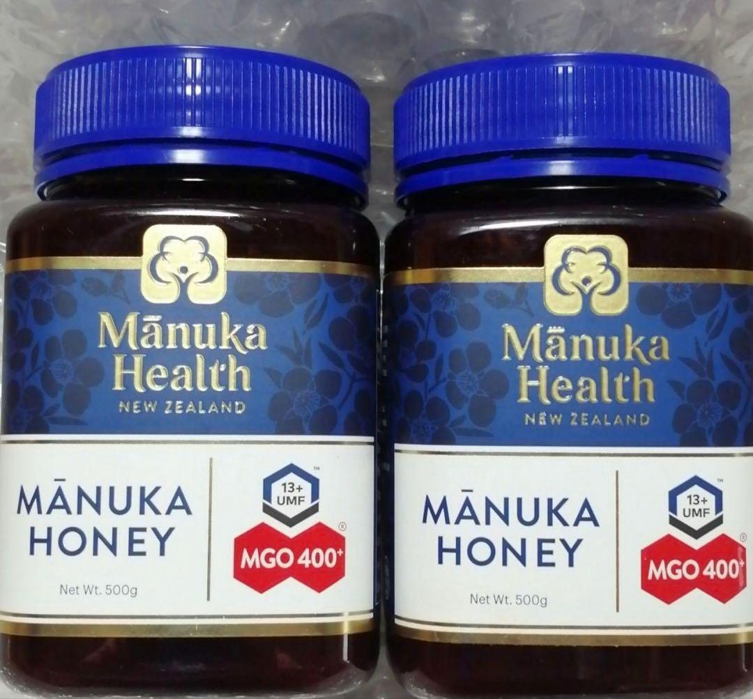 マヌカヘルスマヌカハニーMGO400+,500g 2個セット
