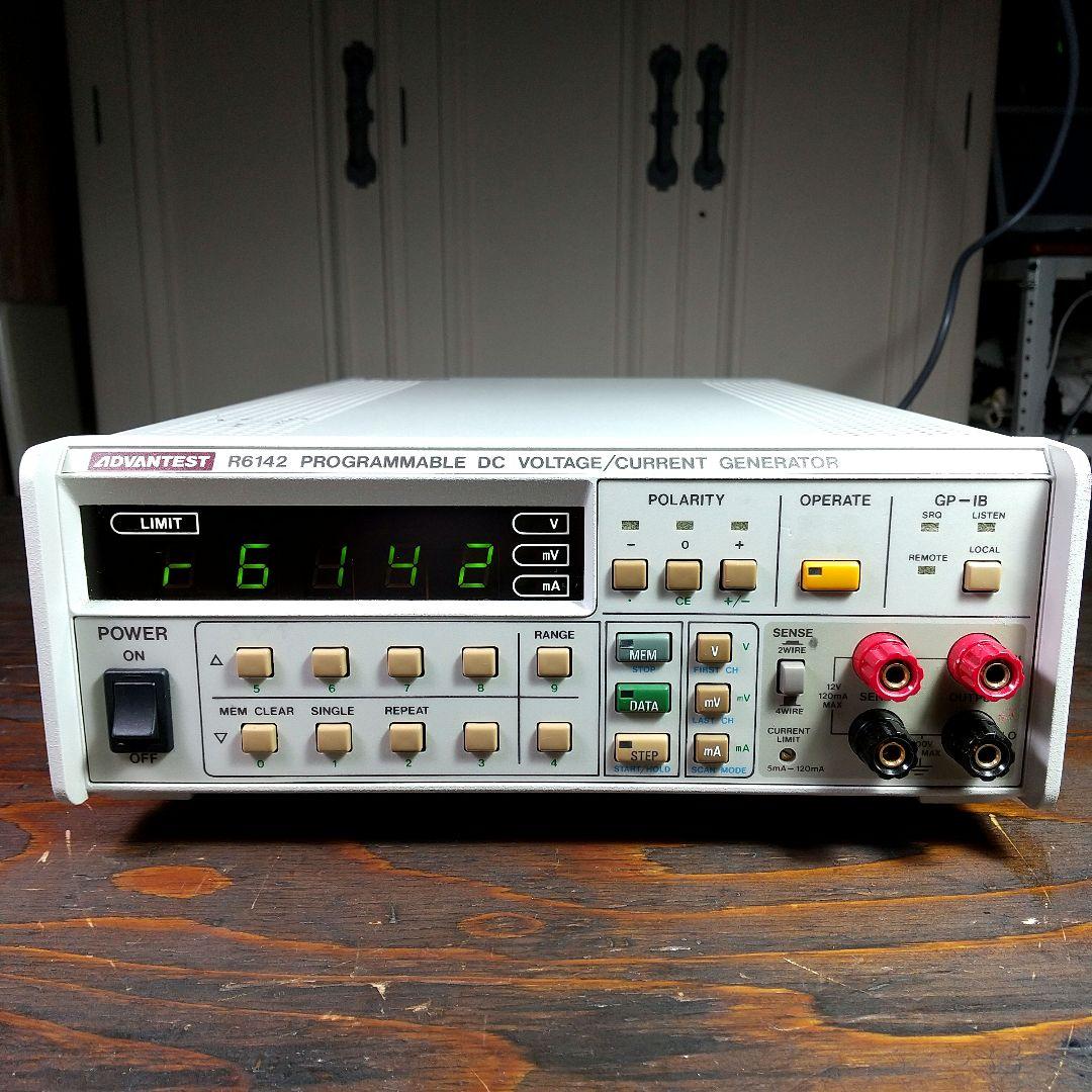 ADVANTEST アドバンテスト R6142 電源 / 電流発生器 測定器