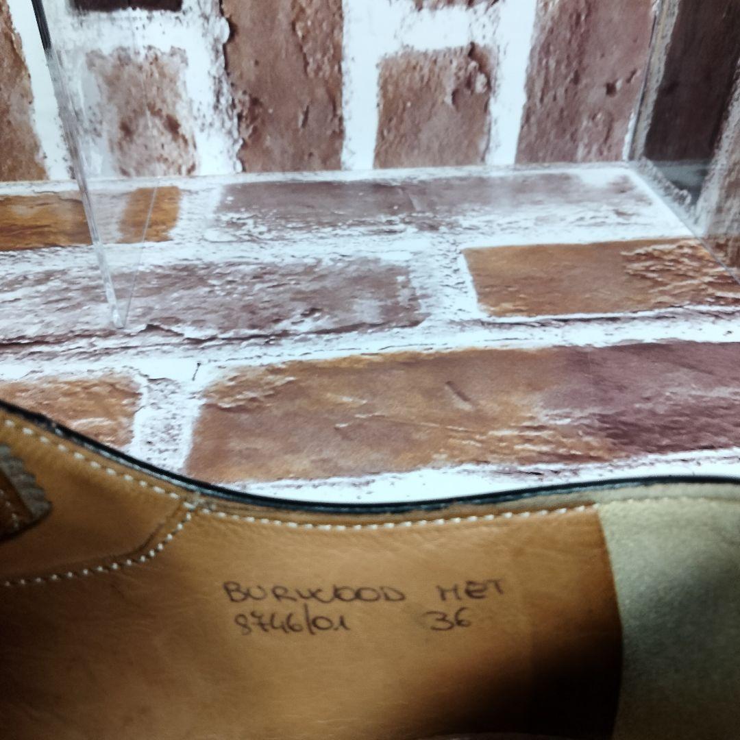 Church’s（36）スタッズ　ウィングチップ ローファー　黒 レザー