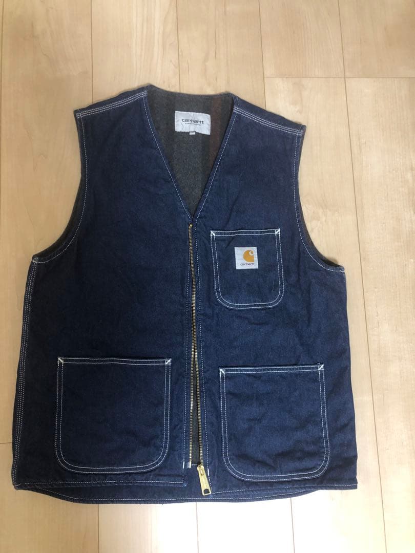 carhartt☆デニムベスト