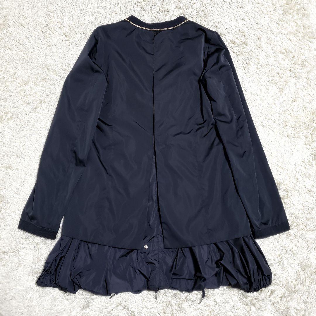 美品✨MONCLER　ロングジャケット　ダブルファスナー　チェーン　みんみん様