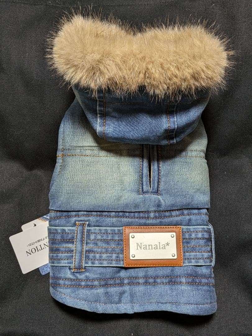 ペット服　nanala＊　デニムジャケット　サイズS