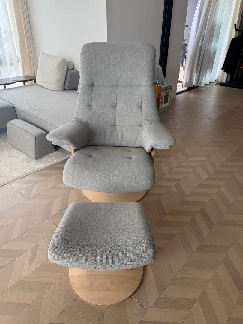 カリモク　リクライニングソファ　オットマンなし