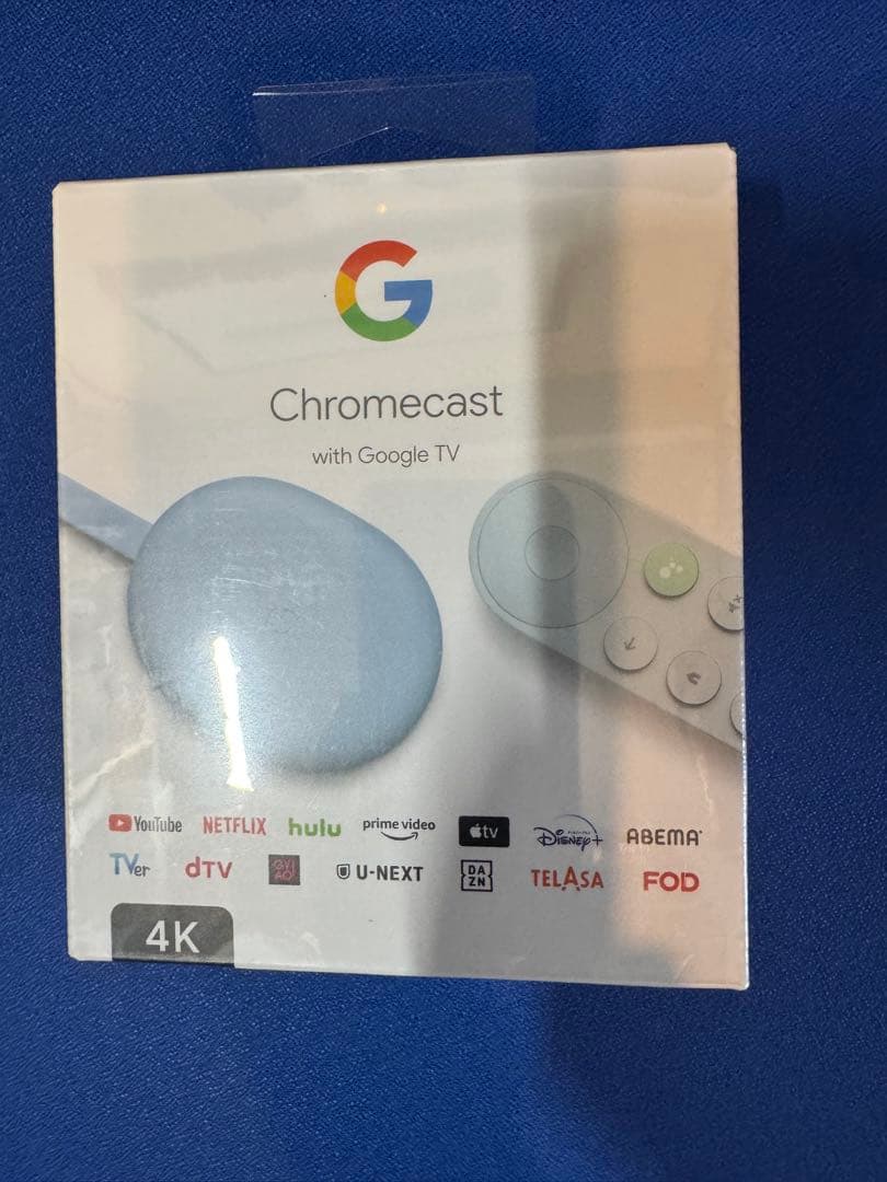 Chromecast with Google TV 4K（イーサネットアダプタ）