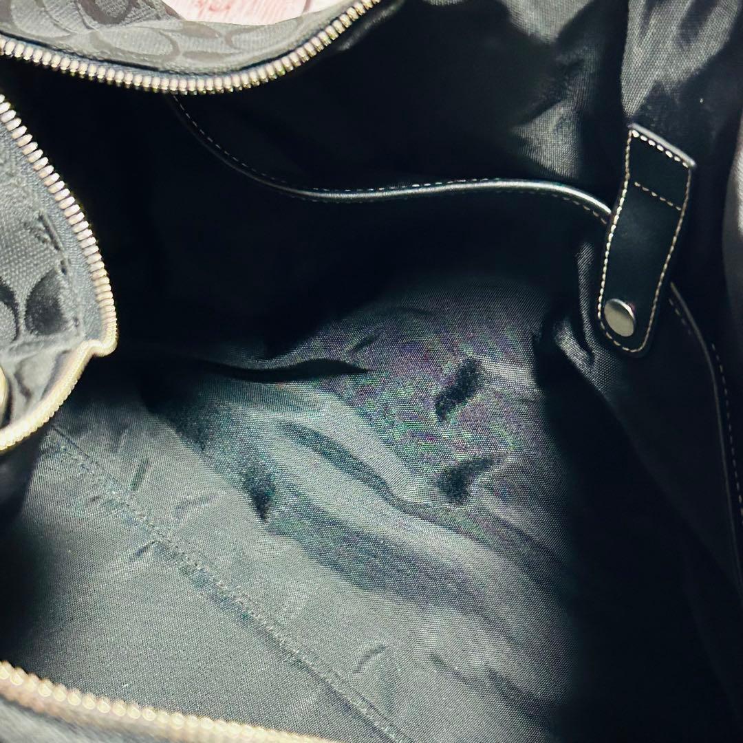 【COACH】 メンズ ボストンバッグ シグネチャー 旅行 2Way 鍵付き