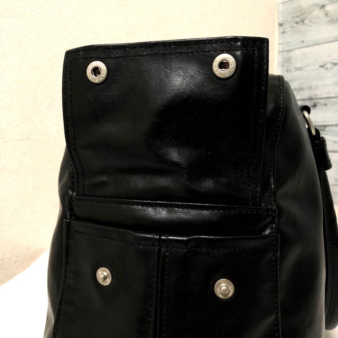 未使用級✨新型タグ ポーター フリースタイル ボストンバッグ ブラック 大容量