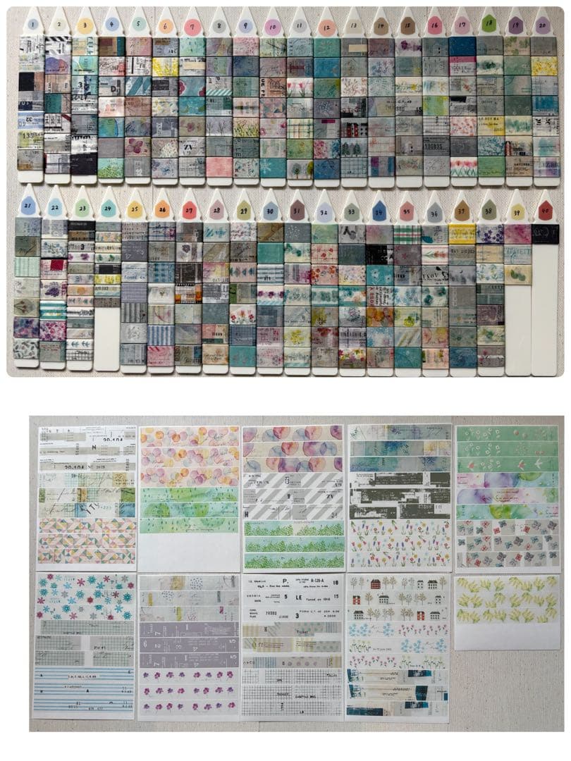 ヨハク　マステ281種各約50cm クリアマステ27種各6片　お裾分け切り売り