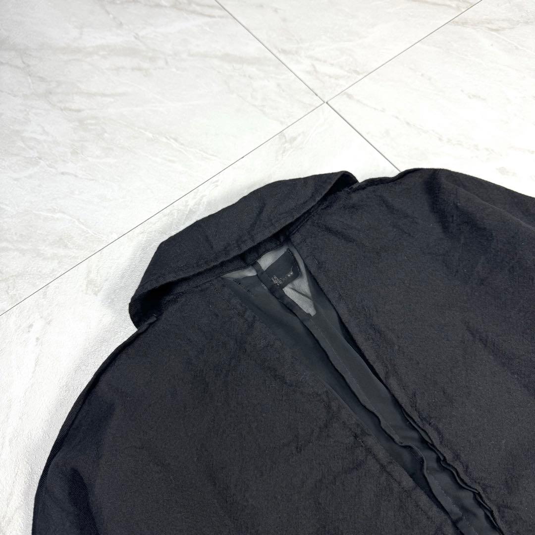 トリコ コムデギャルソン フリル ドッキング テーラード ジャケット 黒 S