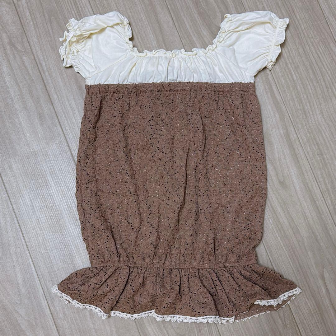 希少 レア 当時物 リズリサ LIZ LISA パフスリーブ チュニック