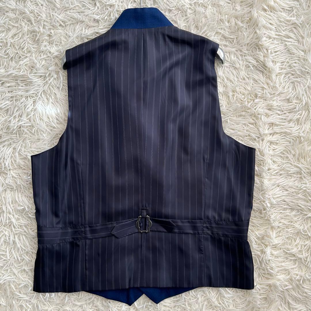 極美品✨ ガルニエ 近年モデル スーツ 大きいサイズ LL 3ピース チェック柄