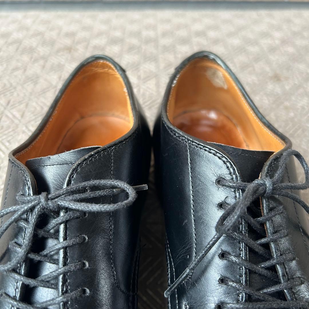 【Alden】モディファイドラスト黒レザー ドレスシューズ