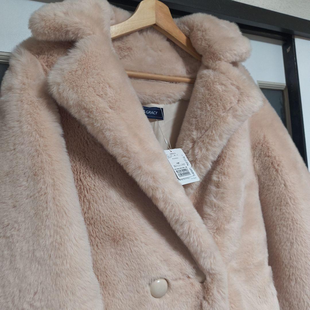 ★最終価格★M's Gracy ベージュファーコート