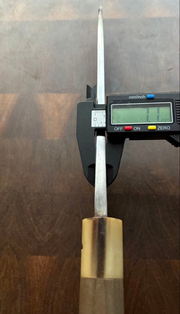 築地　正本　霞　出刃　210mm 7寸　包丁　和包丁　本職　白鋼