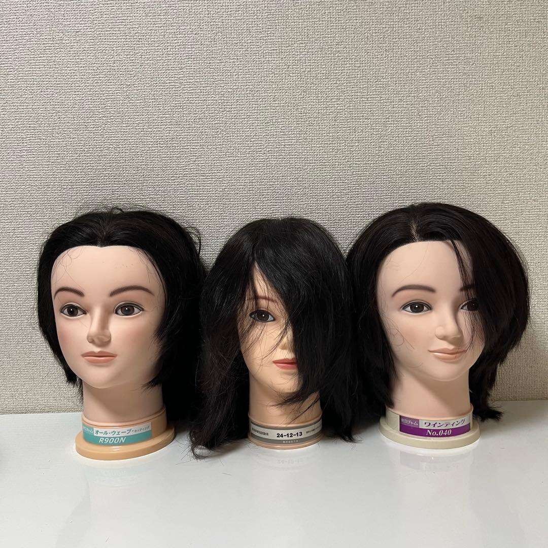 三矢 東京チャーム 6体 ウィッグ 国家試験 レディースカット ワインディング