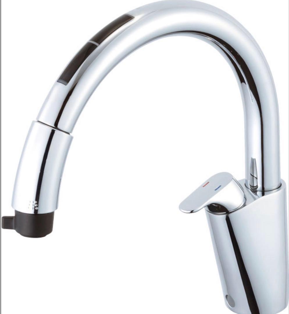 キッチン用タッチレス水栓　ナビッシュ（エコセンサー付）