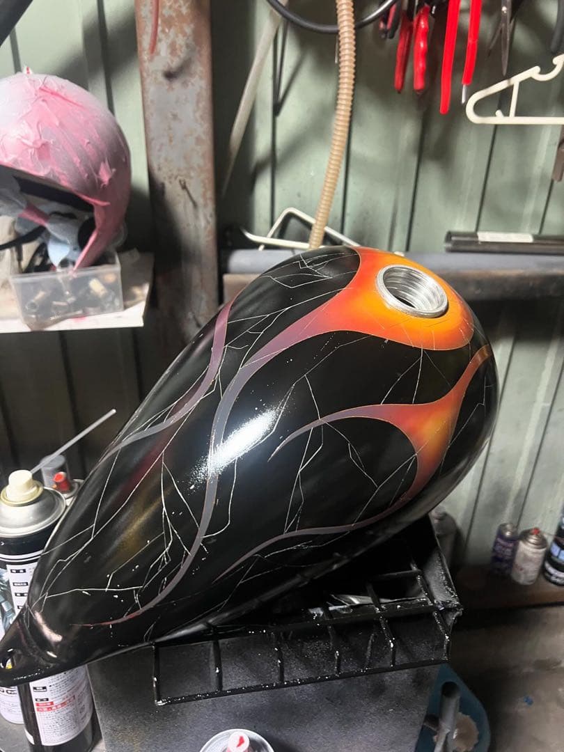 SR400 エッグタンク