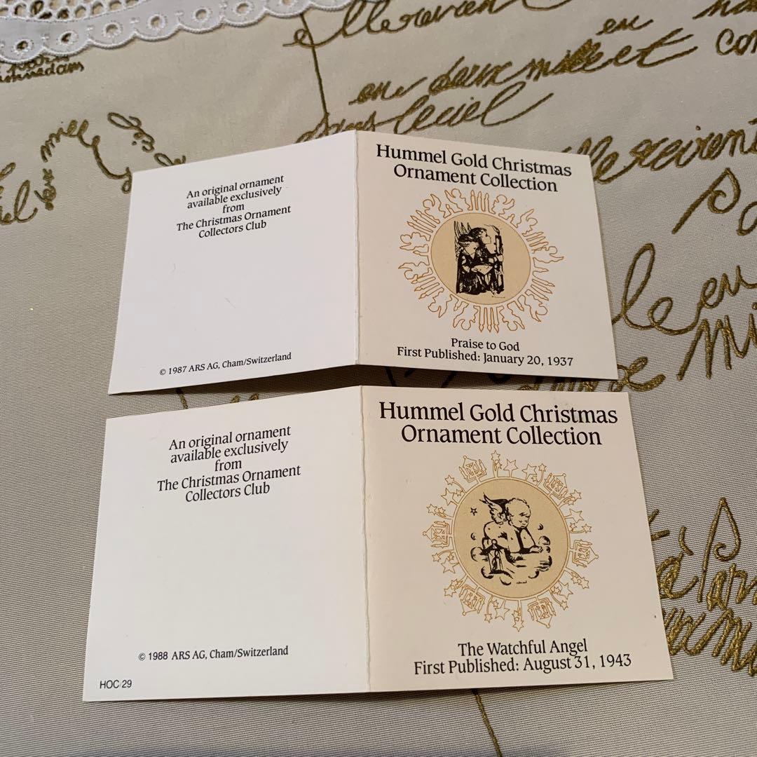 ゲーベル人形　ビンテージ24金仕上クリスマスオーナメントコレクション6個セット！