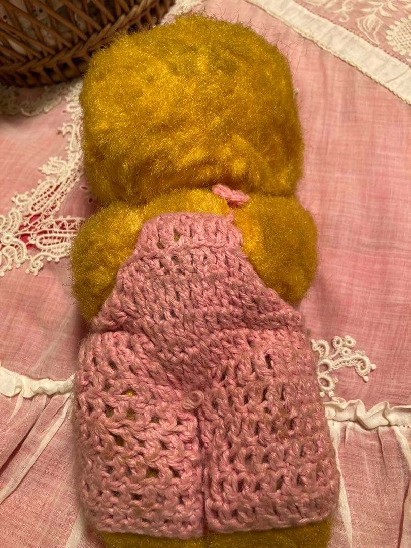 DDRベア ピンクのオーバーオール