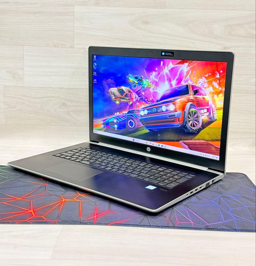HPノートPC NVIDIA搭載i7/16GB/256+500フルHD17インチ
