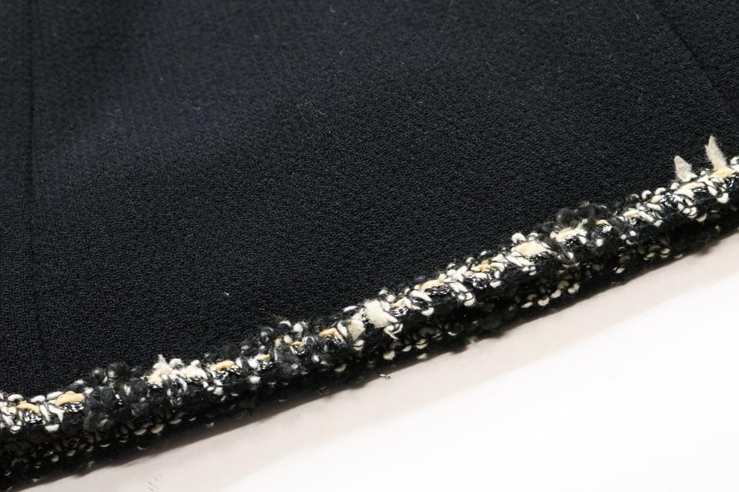 シャネル P24952V12963 ウール ジャケット ブラック 38 ツイード