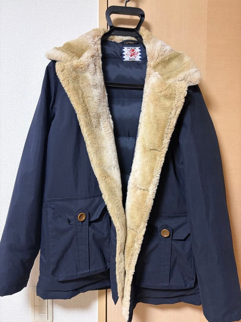 SON OF THE CHEESE ネイビー Mサイズ ダウンジャケット