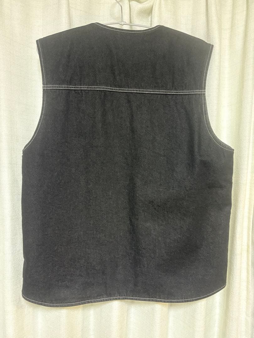 Carhartt ブラックデニムベスト Lサイズ