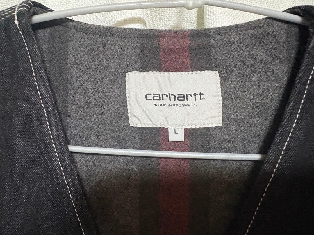 Carhartt ブラックデニムベスト Lサイズ