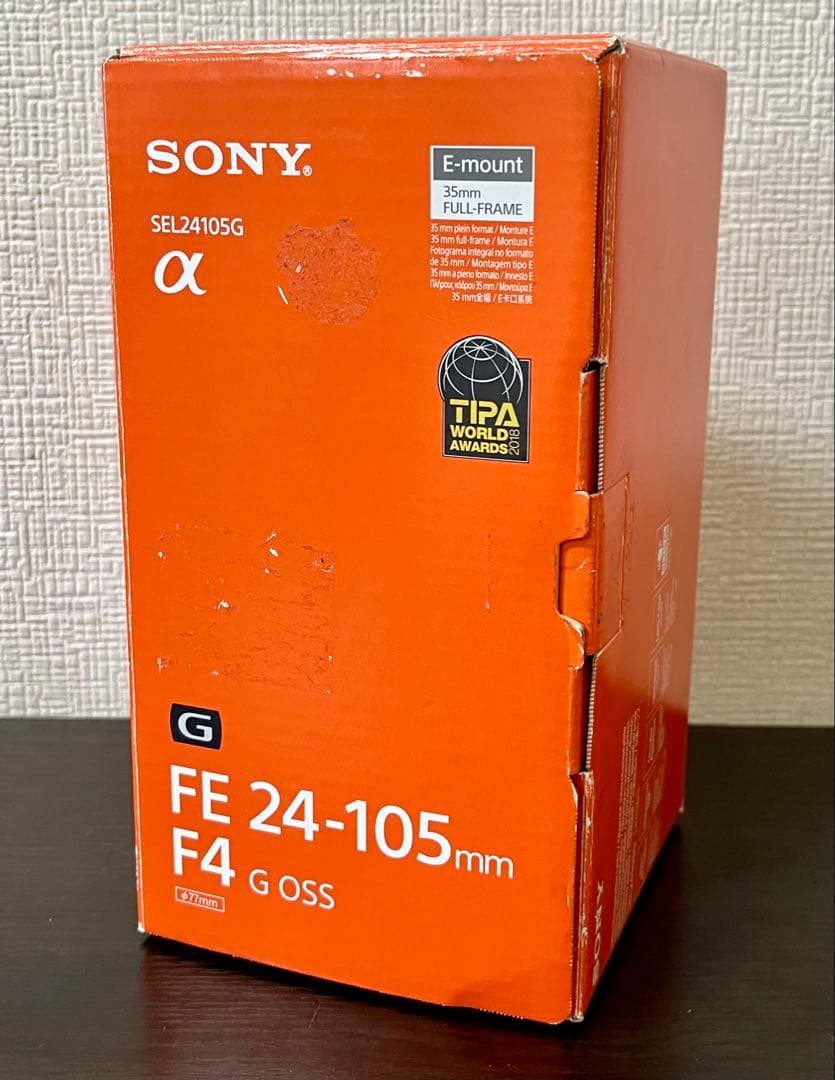 SONY FE 24-105mm F4 G OSS K&Fレンズカバー付き